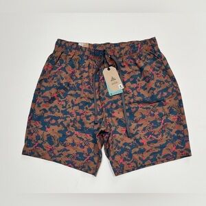 PrAna Men's XL Pull On Metric E-Waist Board 8" Stretch Shorts Fresca Camo NWT